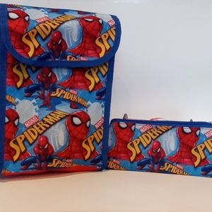 spider-man lunch box / pencil bag